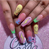 12 Sizes-24 Pcs Press On Nails JP1857