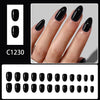 12 Sizes-24 Pcs Press On Nails C1230