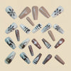 12 Sizes-24 Pcs Press On Nails Y1588