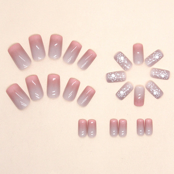 12 Sizes-24 Pcs Press On Nails W1279