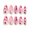 12 Sizes-24 Pcs Press On Nails GN001