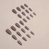 12 Sizes-24 Pcs Press On Nails W1326