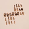 12 Sizes-24 Pcs Press On Nails W1714