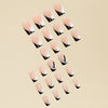 12 Sizes-24 Pcs Press On Nails D013