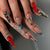 12 Sizes-24 Pcs Press On Nails JP3303