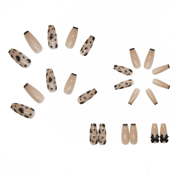 12 Sizes-24 Pcs Press On Nails Z140