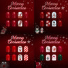 Christmas Press On Nails-4 Sets Mixed Pack (96PCS Total) xmas-1