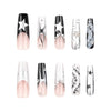 12 Sizes-24 Pcs Press On Nails JP3339