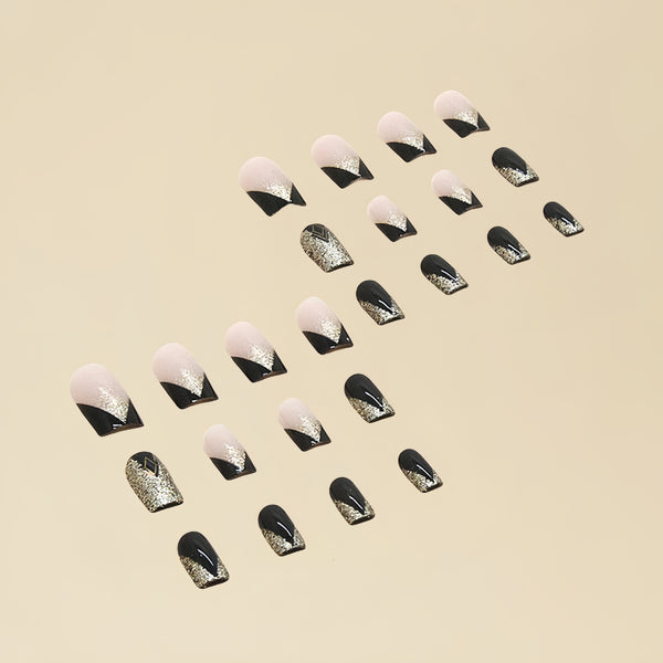 12 Sizes-24 Pcs Press On Nails Y002