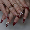 12 Sizes-24 Pcs Press On Nails C776