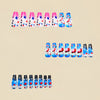12 Sizes-24 Pcs Press On Nails Y654