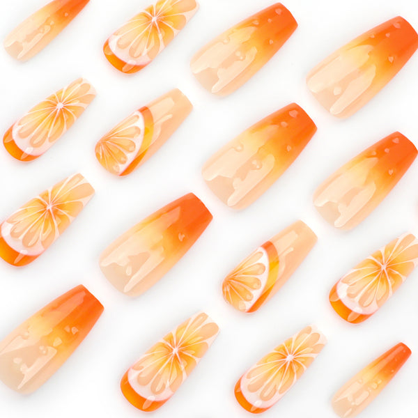 12 Sizes-24 Pcs Press On Nails JP3560