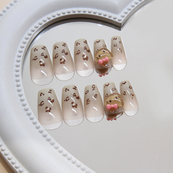12 Sizes-24 Pcs Press On Nails Z929