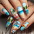 12 Sizes-24 Pcs Press On Nails Y1035