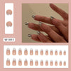 12 Sizes-24 Pcs Press On Nails W1493