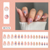 12 Sizes-24 Pcs Press On Nails W1574