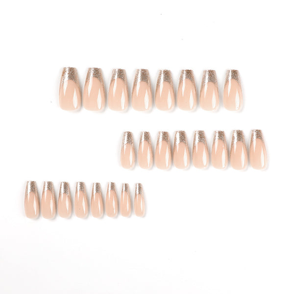 12 Sizes-24 Pcs Press On Nails JP2289