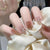 12 Sizes-24 Pcs Press On Nails R953