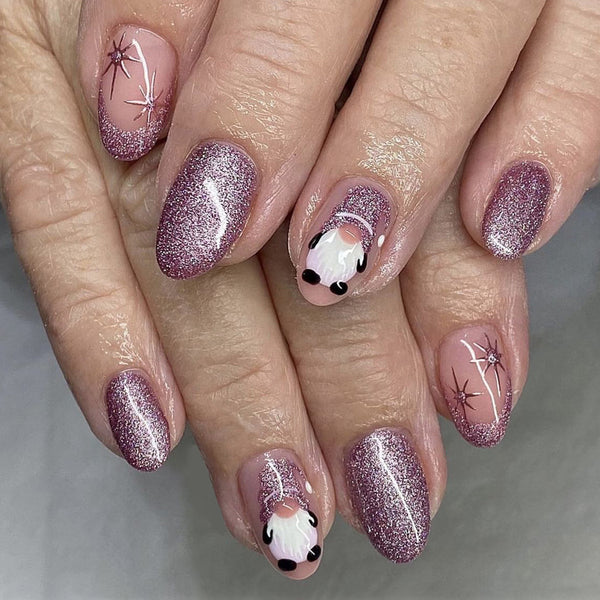 12 Sizes-24 Pcs Press On Nails C659