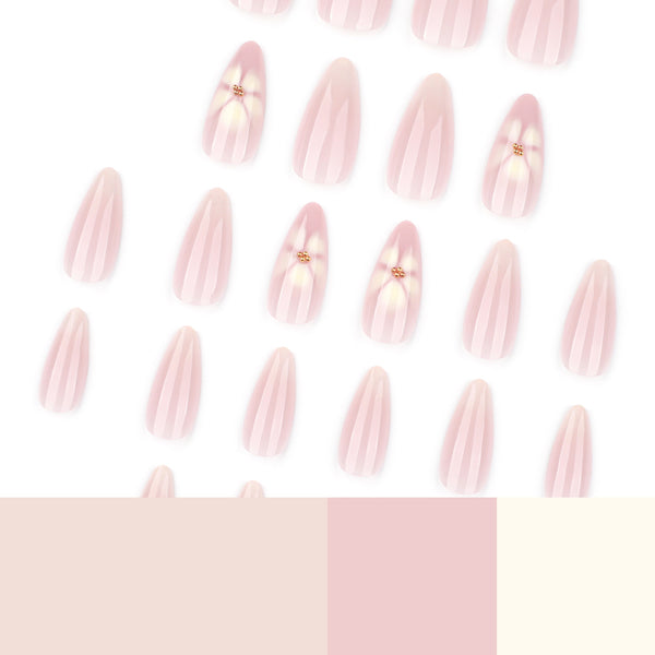 12 Sizes-24 Pcs Press On Nails JP3943