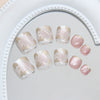 12 Sizes-24 Pcs Press On Nails F198