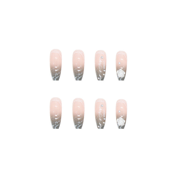 12 Sizes-24 Pcs Press On Nails Z328