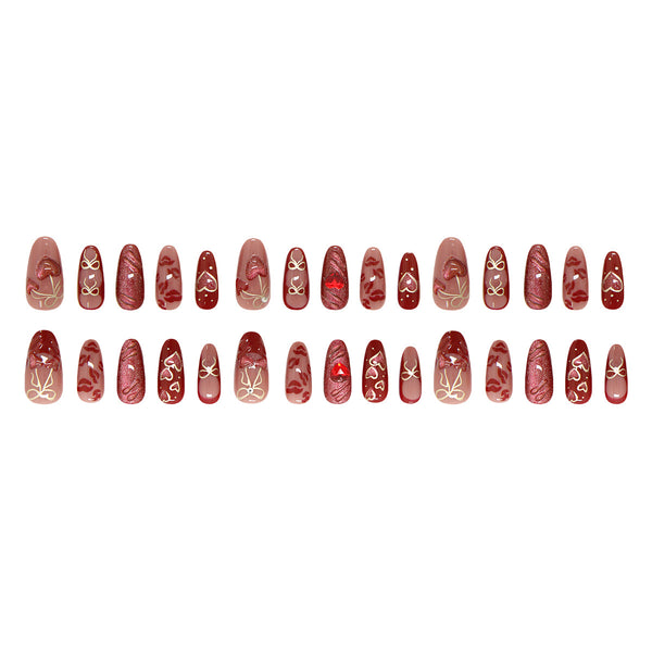 30 Pcs Press On Nails Z1065