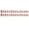 12 Sizes-24 Pcs Press On Nails MY083