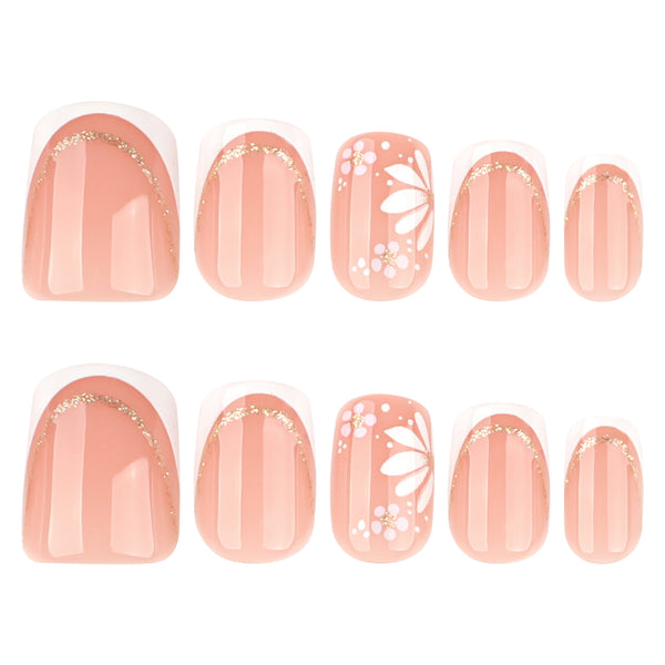 12 Sizes-24 Pcs Press On Nails JP3955