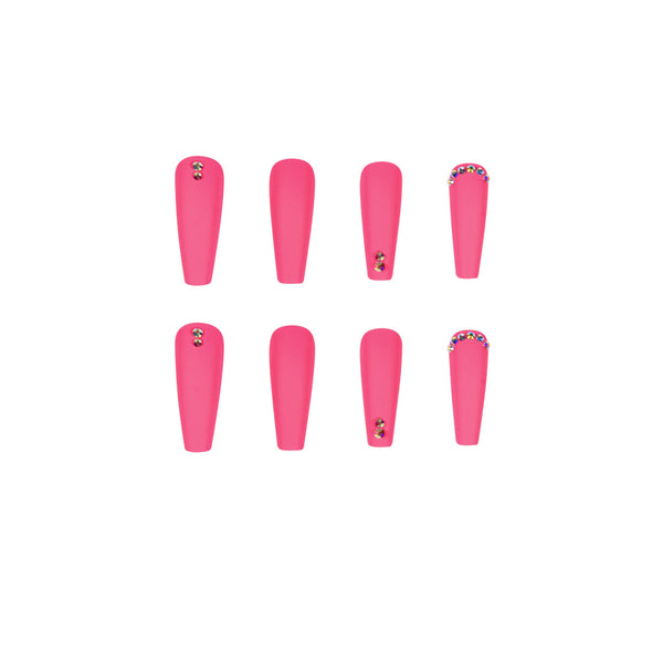 12 Sizes-24 Pcs Press On Nails JP1086