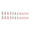 12 Sizes-24 Pcs Press On Nails W601