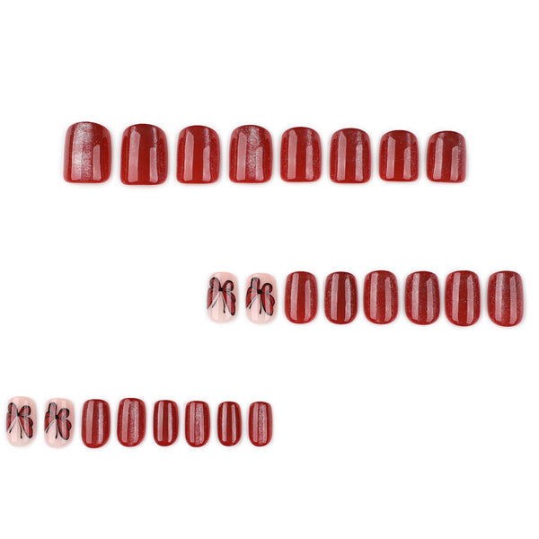 12 Sizes-24 Pcs Press On Nails JP3951
