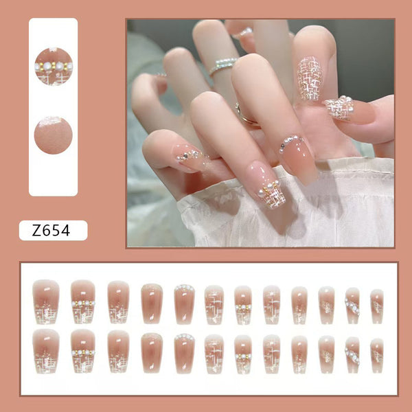 12 Sizes-24 PcsPress On Nails Z654