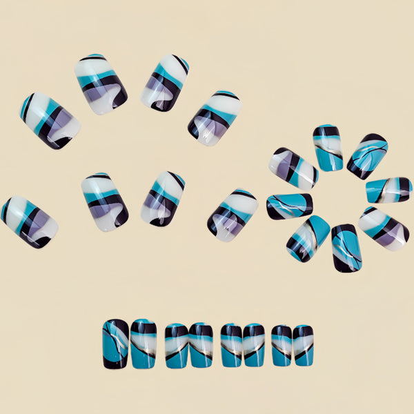 12 Sizes-24 Pcs Press On Nails Y274-2