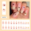 12 Sizes-24 Pcs Press On Nails W799