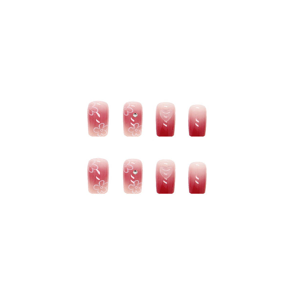 12 Sizes-24 Pcs Press On Nails Z306