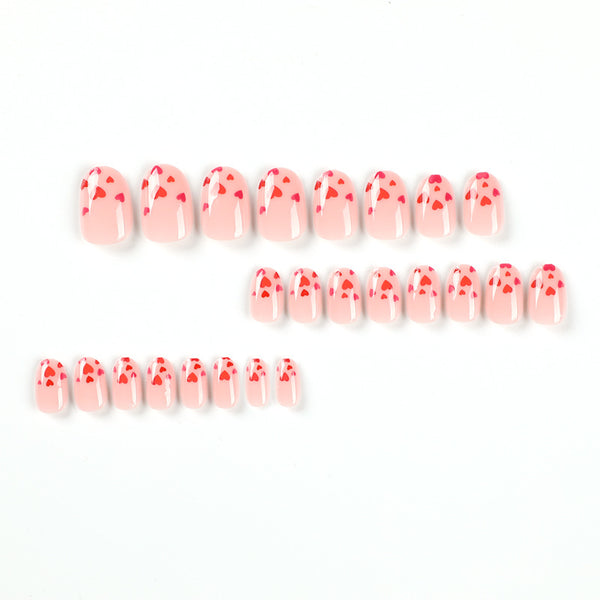 12 Sizes-24 Pcs Press On Nails JP2240