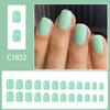 12 Sizes-24 Pcs Press On Nails C1832