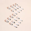 12 Sizes-24 PcsPress On Nails W529