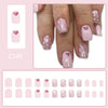12 Sizes-24 Pcs Press On Nails C745