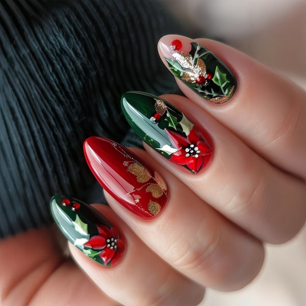 12 Sizes-24 Pcs Press On Nails Y1255