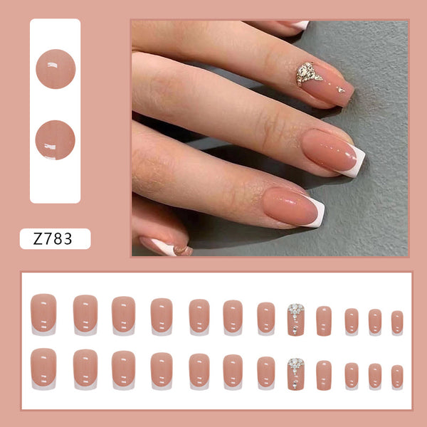 12 Sizes-24 Pcs Press On Nails Z783
