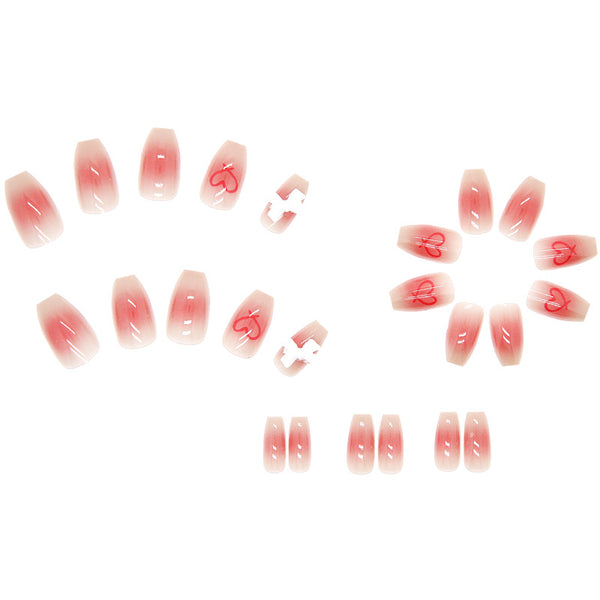 12 Sizes-24 Pcs Press On Nails Z225