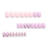 12 Sizes-24 Pcs Press On Nails JP2907