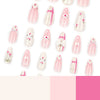 12 Sizes-24 Pcs Press On Nails JP3915