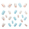 12 Sizes-24 Pcs Press On Nails Y619