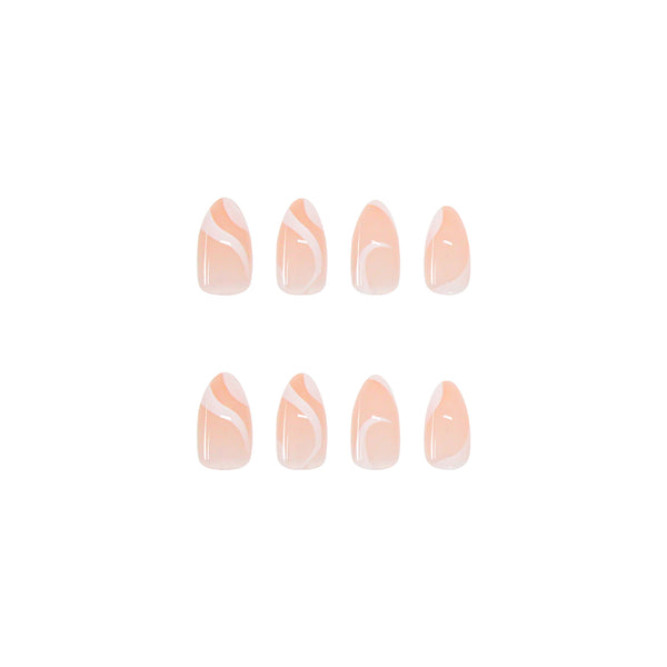 12 Sizes-24 Pcs Press On Nails W005