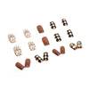 12 Sizes-24 Pcs Press On Nails Z481