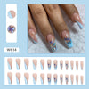 12 Sizes-24 Pcs Press On Nails W834