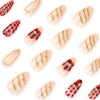 12 Sizes-24 Pcs Press On Nails JP3871